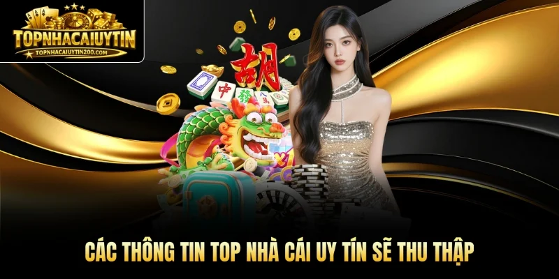 Các thông tin top nhà cái uy tín sẽ thu thập